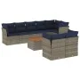 Set de sofás de jardín 9 pzas con cojines ratán sintético gris von , Gartensets - Ref: Foro24-3256068, Preis: 669,18 €, Rabat...