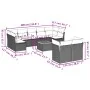 Set de sofás de jardín 10 pzas con cojines ratán sintético gris by , Garden sets - Ref: Foro24-3256145, Price: 712,92 €, Disc...