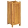Jardinera con forro madera maciza de acacia 31x31x75 cm von , Töpfe und Pflanzgefäße - Ref: Foro24-366432, Preis: 74,37 €, Ra...