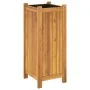 Jardinera con forro madera maciza de acacia 31x31x75 cm von , Töpfe und Pflanzgefäße - Ref: Foro24-366432, Preis: 74,37 €, Ra...