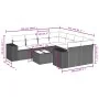 Set de sofás de jardín 9 pzas y cojines ratán sintético marrón by , Modular outdoor sofas - Ref: Foro24-3222362, Price: 602,3...