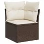 Set de sofás de jardín y cojines 12 pzas ratán sintético marrón by , Garden sets - Ref: Foro24-3217833, Price: 751,52 €, Disc...