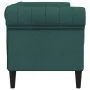 Sofá Chesterfield de 2 plazas tela verde oscuro by , Sofas - Ref: Foro24-372551, Price: 315,97 €, Discount: %