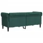 Sofá Chesterfield de 2 plazas tela verde oscuro by , Sofas - Ref: Foro24-372551, Price: 315,97 €, Discount: %