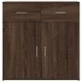 Aparador de madera de ingeniería marrón roble 79x38x80 cm by , Sideboards - Ref: Foro24-840526, Price: 106,03 €, Discount: %