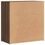 Aparador de madera de ingeniería marrón roble 79x38x80 cm by , Sideboards - Ref: Foro24-840526, Price: 106,03 €, Discount: %