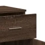 Aparador de madera de ingeniería marrón roble 79x38x80 cm by , Sideboards - Ref: Foro24-840526, Price: 106,03 €, Discount: %