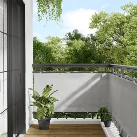 Pantalla de balcón 100% poliéster Oxford gris claro 75x1000 cm by , Umbrellas - Ref: Foro24-4000006, Price: 33,93 €, Discount: %