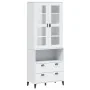 Aparador alto VIKEN madera maciza de pino blanco 80x40x200 cm by , Sideboards - Ref: Foro24-3207141, Price: 331,09 €, Discoun...