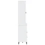 Aparador alto VIKEN madera maciza de pino blanco 80x40x200 cm by , Sideboards - Ref: Foro24-3207141, Price: 331,09 €, Discoun...