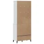 Aparador alto VIKEN madera maciza de pino blanco 80x40x200 cm by , Sideboards - Ref: Foro24-3207141, Price: 331,09 €, Discoun...