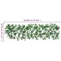 Enrejado expansible de hiedra artificial verde 5 uds 180x30 cm by , fence panels - Ref: Foro24-366589, Price: 79,47 €, Discou...