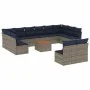 Set sofás de jardín con cojines 13 piezas ratán sintético gris by , Garden sets - Ref: Foro24-3256229, Price: 880,11 €, Disco...