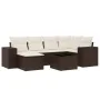 Juego de sofás de jardín 7 piezas con cojines ratán PE marrón von , Gartensets - Ref: Foro24-3222872, Preis: 465,37 €, Rabatt: %