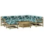 8 pcs garden furniture set and cushions impregnated pine wood by , Garden sets - Ref: Foro24-3250587, Price: 784,75 €, Discou...