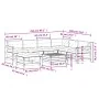 8 pcs garden furniture set and cushions impregnated pine wood by , Garden sets - Ref: Foro24-3250587, Price: 784,75 €, Discou...