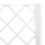 Jardinera con enrejado PP blanco 40x40x142 cm von , Töpfe und Pflanzgefäße - Ref: Foro24-367919, Preis: 57,09 €, Rabatt: %