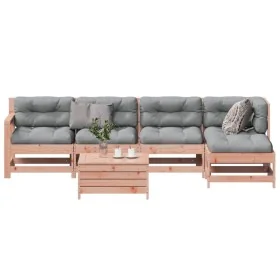 Juego de muebles jardín 6 pzas y cojines madera abeto Douglas by , Garden sets - Ref: Foro24-3250930, Price: 596,15 €, Discou...