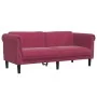 Juego de sofás 2 piezas terciopelo rojo tinto by , Sofas - Ref: Foro24-3209223, Price: 497,94 €, Discount: %