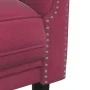 Juego de sofás 2 piezas terciopelo rojo tinto by , Sofas - Ref: Foro24-3209223, Price: 497,94 €, Discount: %