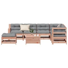 Juego de muebles jardín 8 pzas y cojines madera abeto Douglas by , Garden sets - Ref: Foro24-3250570, Price: 903,57 €, Discou...