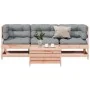 Juego de muebles jardín 4 pzas y cojines madera abeto Douglas de , Conjuntos de jardín - Ref: Foro24-3250790, Precio: 448,93 ...