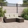 Set de sofás de jardín 4 pzas y cojines ratán sintético marrón von , Gartensets - Ref: Foro24-3221272, Preis: 279,10 €, Rabat...