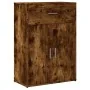 Aparador madera de ingeniería roble ahumado 60x30x84 cm de , Aparadores - Ref: Foro24-840496, Precio: 68,82 €, Descuento: %
