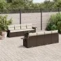 Set de sofás de jardín 9 pzas y cojines ratán sintético marrón von , Gartensets - Ref: Foro24-3219952, Preis: 599,33 €, Rabat...