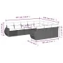 Set de sofás de jardín 10 pzas y cojines ratán sintético marrón by , Modular outdoor sofas - Ref: Foro24-3221892, Price: 681,...
