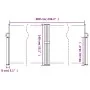 Toldo lateral retráctil blanco 140x600 cm von , Sonnenschirme - Ref: Foro24-4004616, Preis: 119,27 €, Rabatt: %