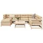 Set of garden sofas 8 pcs solid pine wood by , Garden sets - Ref: Foro24-3250572, Price: 454,91 €, Discount: %