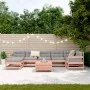 Juego de sofás de jardín 8 pzas madera maciza de abeto Douglas by , Garden sets - Ref: Foro24-3250634, Price: 451,44 €, Disco...