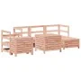 Juego de sofás de jardín 7 pzas madera maciza de abeto Douglas by , Garden sets - Ref: Foro24-3250530, Price: 473,72 €, Disco...