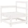 Set of garden sofas 7 pcs solid pine wood white by , Garden sets - Ref: Foro24-3250545, Price: 492,22 €, Discount: %
