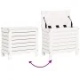 Set of garden sofas 7 pcs solid pine wood white by , Garden sets - Ref: Foro24-3250545, Price: 492,22 €, Discount: %