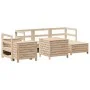 Juego de sofás de jardín 7 piezas madera maciza de pino von , Gartensets - Ref: Foro24-3250524, Preis: 456,42 €, Rabatt: %