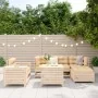 Juego de sofás de jardín 7 piezas madera maciza de pino von , Gartensets - Ref: Foro24-3250524, Preis: 456,42 €, Rabatt: %