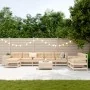 Set of garden sofas 10 pcs solid pine wood by , Garden sets - Ref: Foro24-3250676, Price: 556,61 €, Discount: %