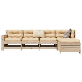 Juego de sofás de jardín 5 piezas madera maciza de pino von , Gartensets - Ref: Foro24-3250828, Preis: 313,52 €, Rabatt: %