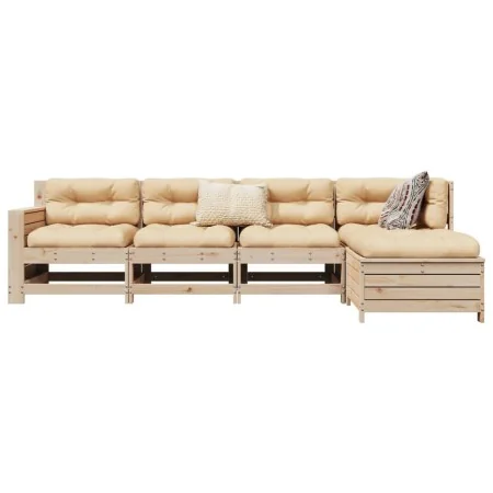 Juego de sofás de jardín 5 piezas madera maciza de pino von , Gartensets - Ref: Foro24-3250828, Preis: 317,84 €, Rabatt: %