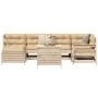 Juego de sofás de jardín 7 piezas madera maciza de pino von , Gartensets - Ref: Foro24-3250972, Preis: 434,00 €, Rabatt: %