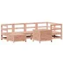 Juego de sofás de jardín 7 pzas madera maciza de abeto Douglas by , Garden sets - Ref: Foro24-3250966, Price: 465,64 €, Disco...