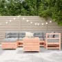 Juego de sofás de jardín 7 pzas madera maciza de abeto Douglas by , Garden sets - Ref: Foro24-3250966, Price: 465,64 €, Disco...