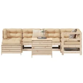 Juego de sofás de jardín 7 piezas madera maciza de pino von , Gartensets - Ref: Foro24-3250964, Preis: 426,54 €, Rabatt: %