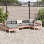 Set de sofás jardín 6 pzas con cojines madera abeto Douglas by , Garden sets - Ref: Foro24-3299528, Price: 546,73 €, Discount: %