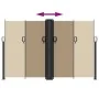 Toldo lateral retráctil gris taupe 160x1000 cm de , Sombrillas - Ref: Foro24-4004739, Precio: 147,61 €, Descuento: %