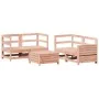 Juego de sofás de jardín 5 pzas madera maciza de abeto Douglas by , Garden sets - Ref: Foro24-3250814, Price: 339,62 €, Disco...