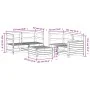 Juego de sofás de jardín 5 pzas madera maciza de abeto Douglas by , Garden sets - Ref: Foro24-3250814, Price: 339,62 €, Disco...
