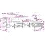 Juego de muebles jardín 5 pzas y cojines madera abeto Douglas von , Gartensets - Ref: Foro24-3250842, Preis: 564,57 €, Rabatt: %